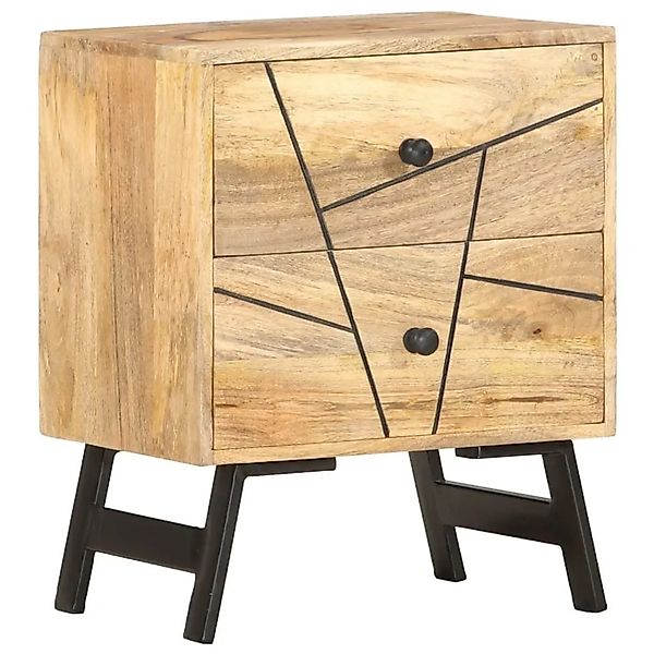 vidaXL Nachttisch 40x30x50 cm Massivholz Mango 285875 günstig online kaufen