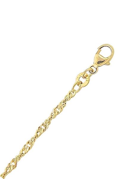 Adelia´s Goldkette Damen 333 Gold Singapur Halskette 42 cm Ø 2,4 mm, Goldsc günstig online kaufen