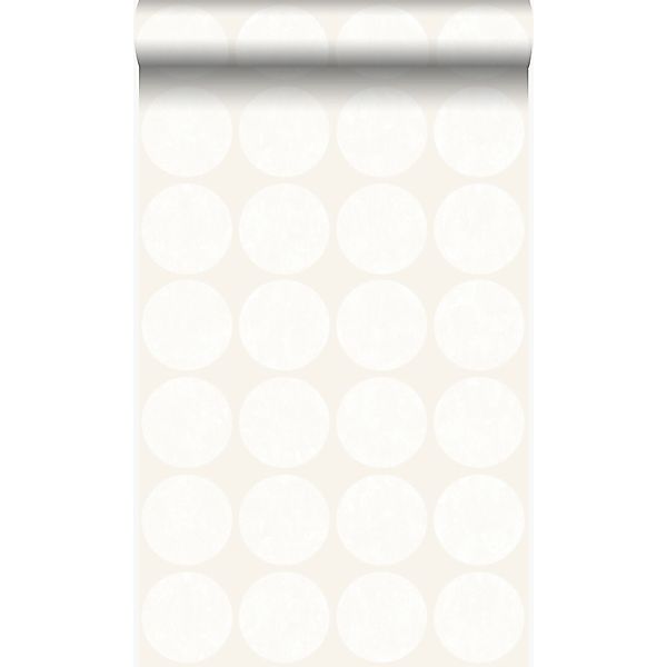 Origin Luxury Wallcoverings Tapete Große Verwitterte Kugeln Crême Weiß 53 C günstig online kaufen