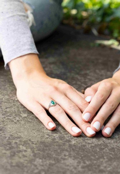 mantraroma Silberring BAGHIMI Ellipse aus 925 günstig online kaufen