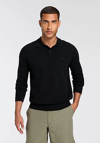 BOSS ORANGE Polokragenpullover "Asac", mit Logo-Stickerei günstig online kaufen