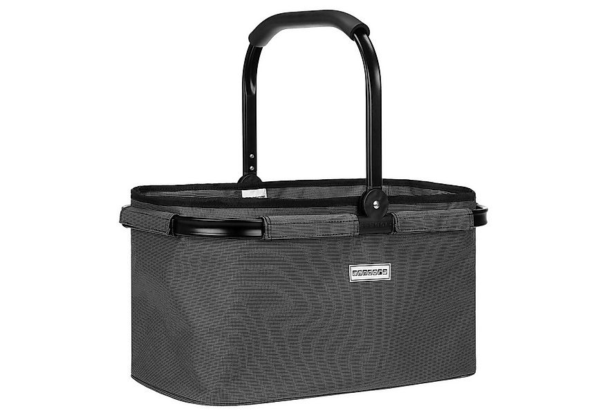 anndora Einkaufskorb mit stabilem Aluminiumrahmen, 22 l, Stoff durch Klettv günstig online kaufen
