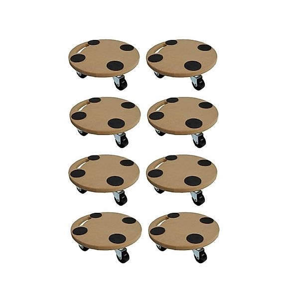PROREGAL MegaDeal 8x Transportroller 4 Rollen Rund HxBxT 11x30x30 cm Tragla günstig online kaufen