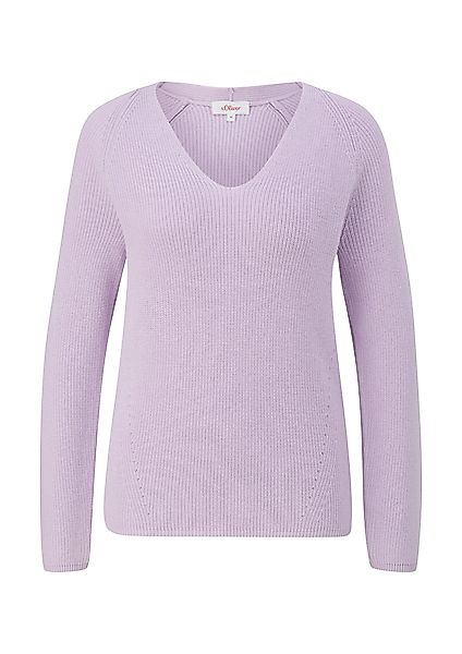 s.Oliver Strickpullover mit Raglan Ärmeln günstig online kaufen