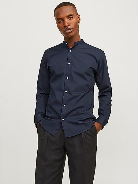 Jack & Jones Langarmhemd JJJOE SHIRT LS PLAIN MAO günstig online kaufen