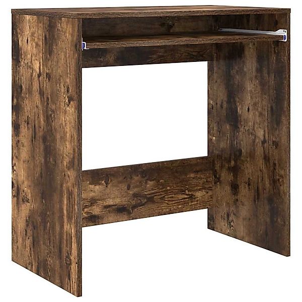 vidaXL Tisch mit Regal Räuchereiche 77,5 x 43 x 79 cm Holzwerkstoff 869518 günstig online kaufen