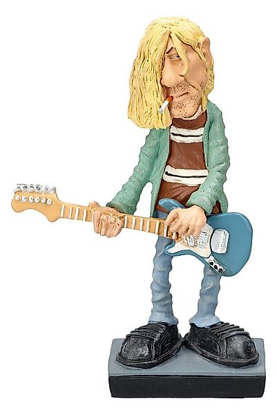 Figuren Shop GmbH Dekofigur Rockstar Figur – Kurt Karikatur Statue Warren S günstig online kaufen
