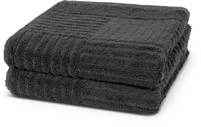 ROSS Duschtuch "CARRE" 100% Baumwolle, Rippenstruktur, große Farbauswahl günstig online kaufen