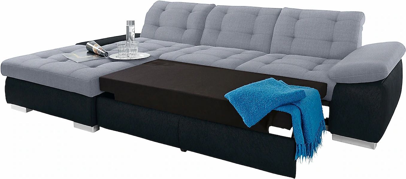 sit&more "Ontario L-Form" XXL, wahlweise mit Bettfunktion günstig online kaufen