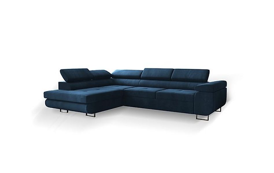 Goldstoff Ecksofa Designercouch mit Schlaffunktion, multifunktionale Couch günstig online kaufen