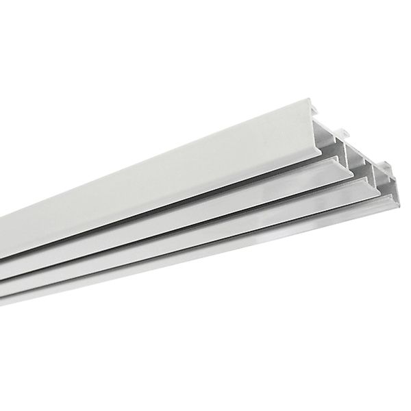 GARDINIA Gardinenschiene Flächenvorhangschiene 3-läufig, kürzbar, Aluminium günstig online kaufen
