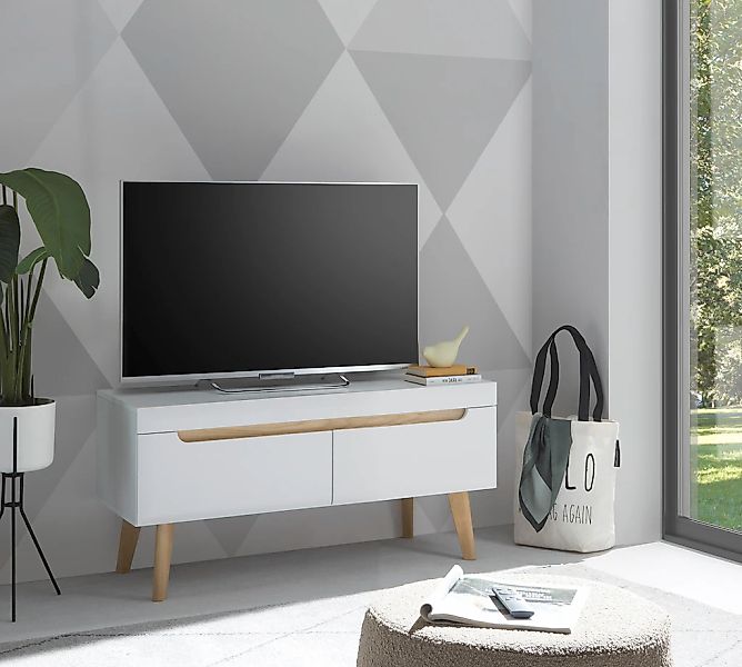 Home affaire Lowboard "Torge, TV-Unterschrank, TV-Kommode, Fernsehschrank, günstig online kaufen