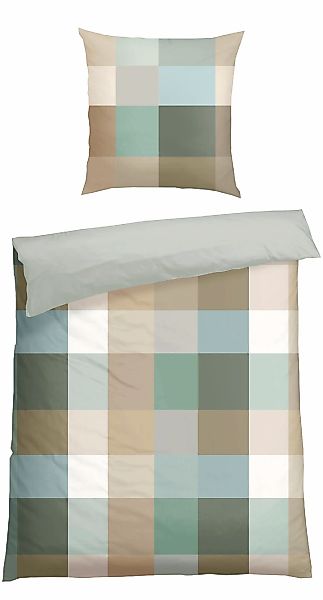 Schiesser Wendebettwäsche "Travis aus weicher Baumwolle in klassischem Karo günstig online kaufen