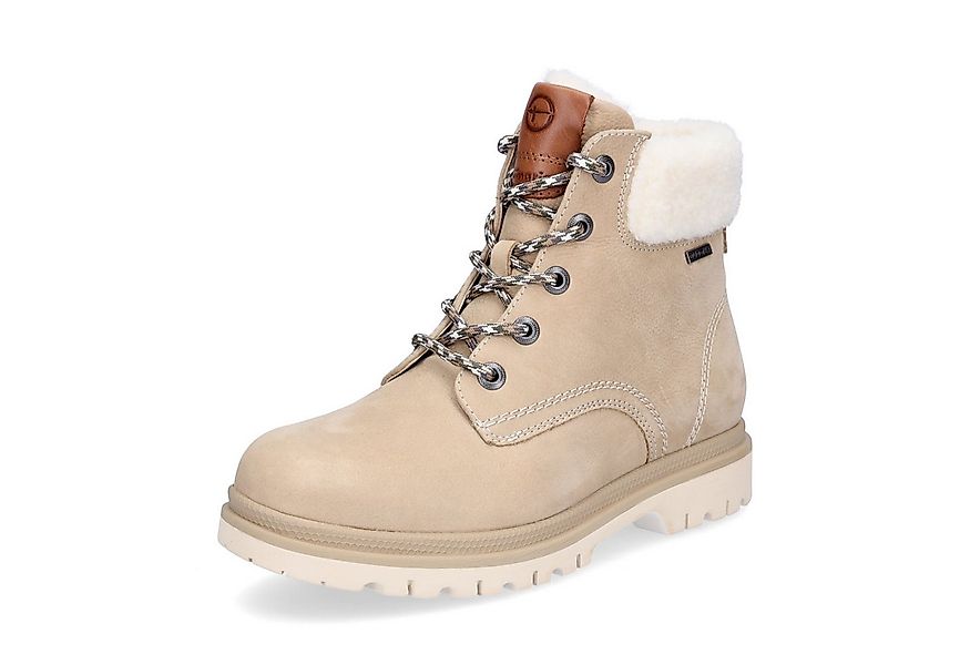 Tamaris Tamaris Damen Schnürboot beige Schnürboots günstig online kaufen