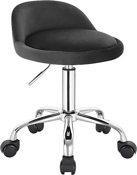 Woltu Bürostuhl, mit Rollen Drehhocker höhenverstellbar Sitzhöhe 43-54,5 cm günstig online kaufen