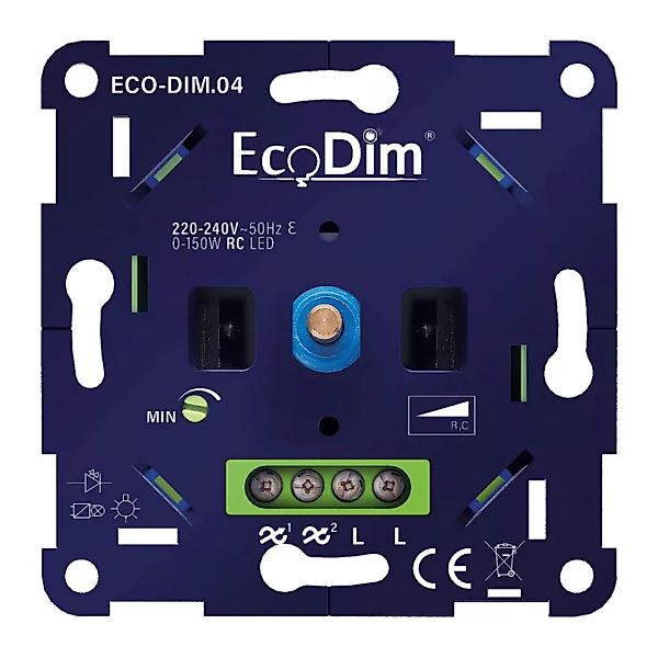 Universal LED Dimmer 0-150W in Blau günstig online kaufen