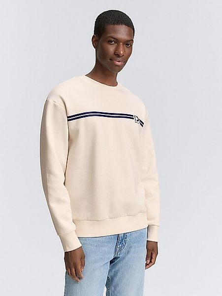 TOM TAILOR Denim Sweatshirt Strick & Sweatshirts Crewneck Sweatshirt mit Pr günstig online kaufen