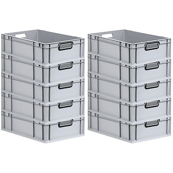 PROREGAL SparSet 10x Eurobox Nextgen Color HxBxT 17x40x60cm 34 Liter Griffe günstig online kaufen