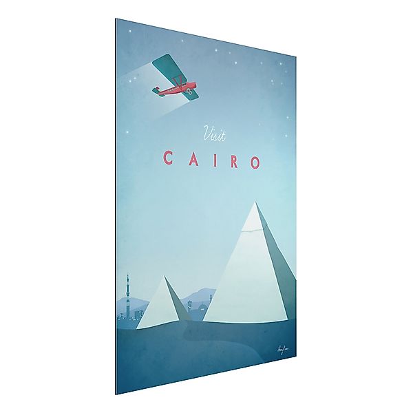 Alu-Dibond Bild - Hochformat 3:4 Reiseposter - Cairo günstig online kaufen