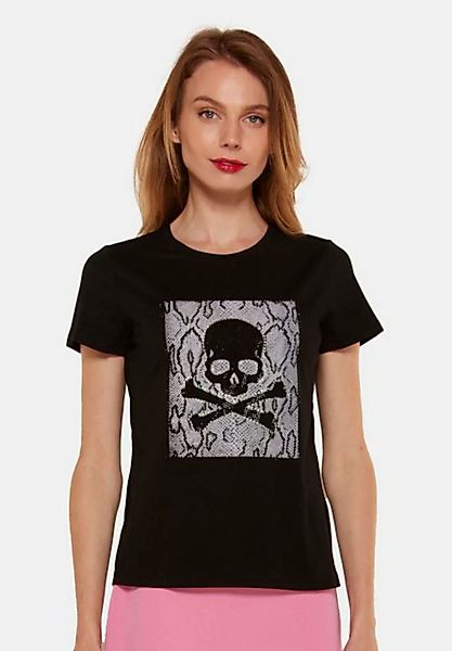 Tooche Kurzarmshirt Totenkopf Mit Totenkopf Print günstig online kaufen