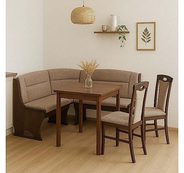 moebel-direkt-online Eckbankgruppe 4tlg. Eckbankgruppe, Stellfläche 125x165 günstig online kaufen