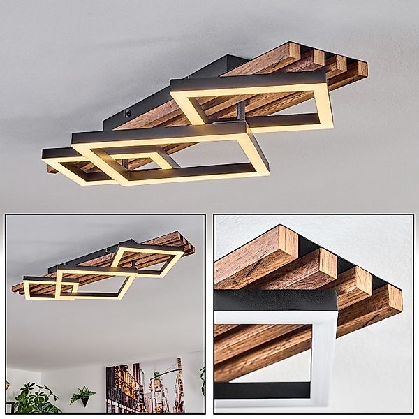 hofstein Deckenleuchte Deckenlampe aus Metall/MDF/Kunststoff, ohne günstig online kaufen
