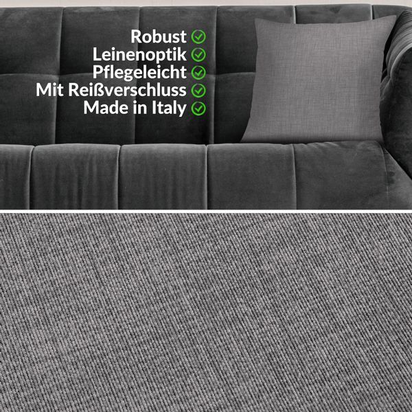 ANRO Dekokissen MrJack Kissenbezug Leinenoptik Deko günstig online kaufen