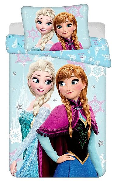 Disney Kinderbettwäsche Disney Frozen Kinderbettwäsche Anna günstig online kaufen