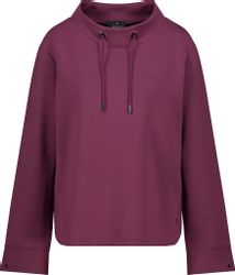 Monari Sweatshirt 809148 Stehkragen mit Bindeband günstig online kaufen