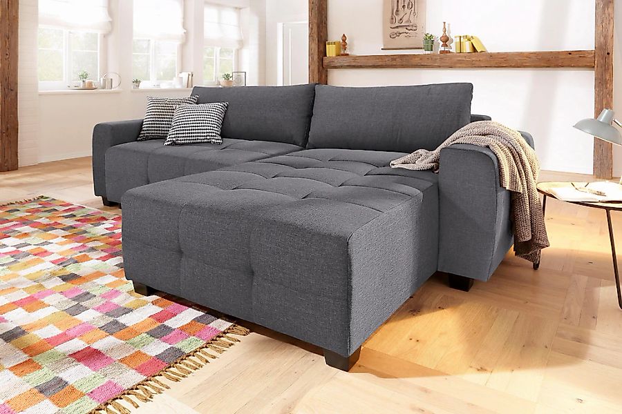 Home affaire Ecksofa "Bella L-Form, B: 254 cm - OTTO. Verlässliche Qualität günstig online kaufen