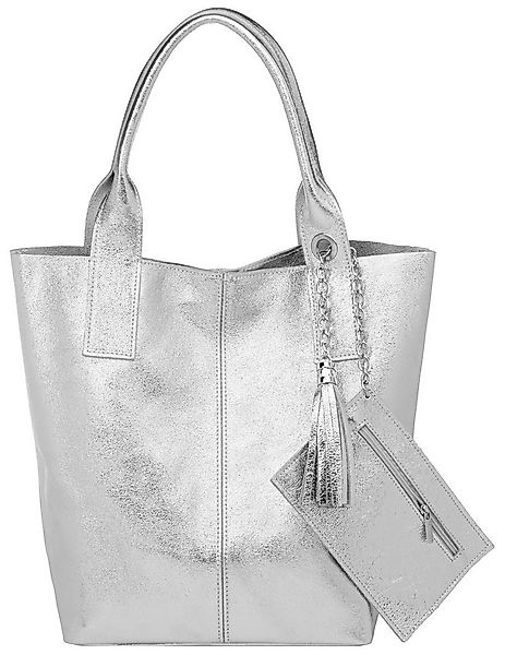 Caspar Schultertasche große Wildleder Shopper Damen Tasche - CLASSIC LINE - günstig online kaufen