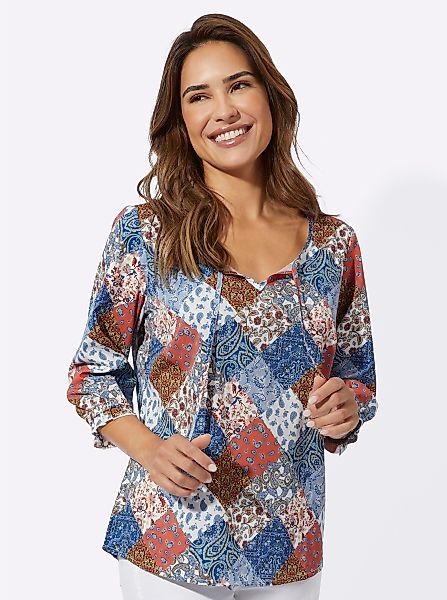 Sieh an! Klassische Bluse Schlupf-Bluse günstig online kaufen
