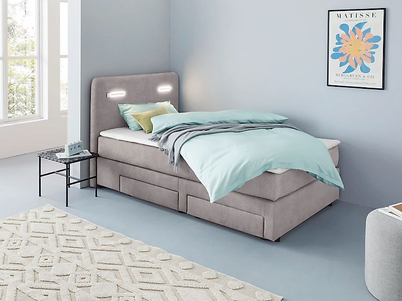 Home affaire "Luan" Schubkästen, LED-Beleuchtung und Topper, in Breite 120 günstig online kaufen