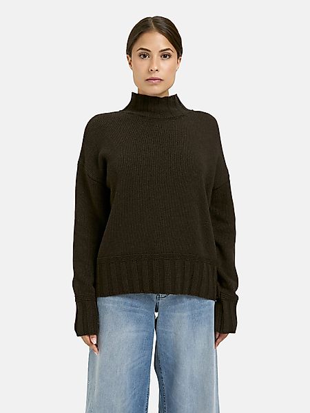 Milano Italy Rollkragenpullover mit überschnittener Schulter günstig online kaufen