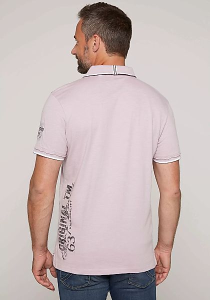 CAMP DAVID Poloshirt mit Logo Print, Stickereien und Patches günstig online kaufen