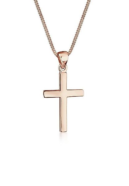 Elli Kette mit Anhänger Kreuz Symbol Religion 925 Silber, Kreuz günstig online kaufen