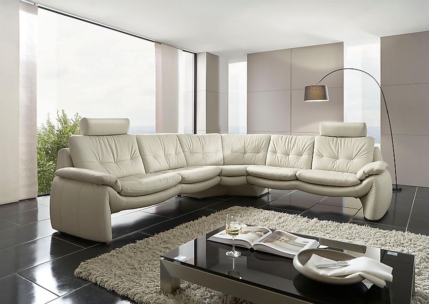 PLACES OF STYLE Ecksofa "Luna L-Form", in einzigartiger Optik günstig online kaufen