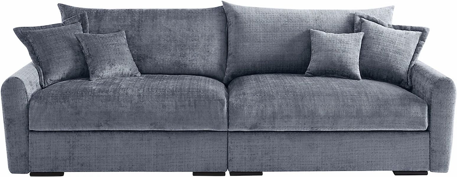Home affaire Big-Sofa "Finka, Breite 247 cm" Mega-Sofa, Cord oder Chenille- günstig online kaufen