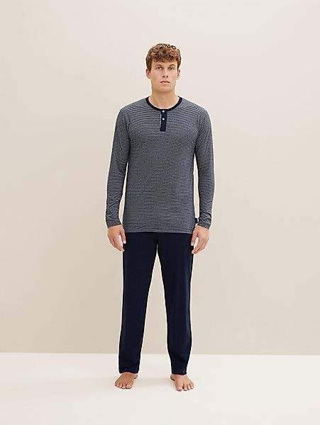 TOM TAILOR Pyjama Pyjama-Set aus Baumwolle günstig online kaufen
