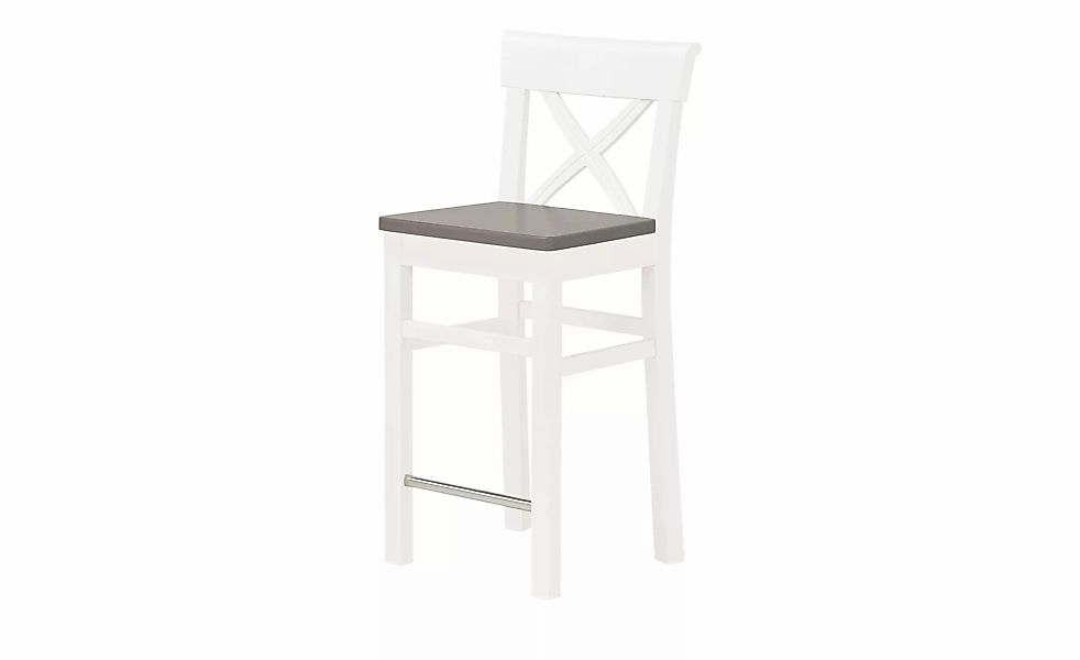 maison bleue Barstuhl  Florian ¦ weiß ¦ Maße (cm): B: 43,5 H: 96 T: 44.0 Po günstig online kaufen