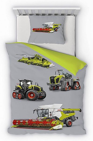 Träumschön Jugendbettwäsche CLAAS Premium Baumwolle 135x200 cm, Terra Trac günstig online kaufen