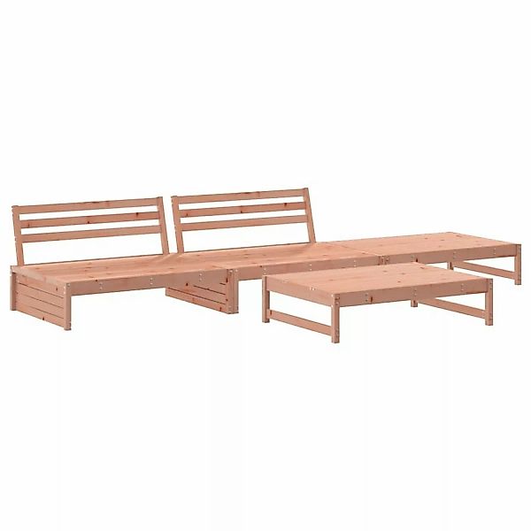 vidaXL 4-tlg Garten-Lounge-Set Massivholz Douglasie Modell 4 günstig online kaufen