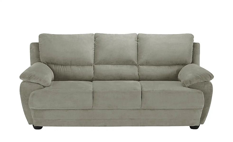 uno Sofa 3-sitzig aus Mikrofaser Nebolo ¦ grau ¦ Maße (cm): B: 209 H: 97 T: günstig online kaufen