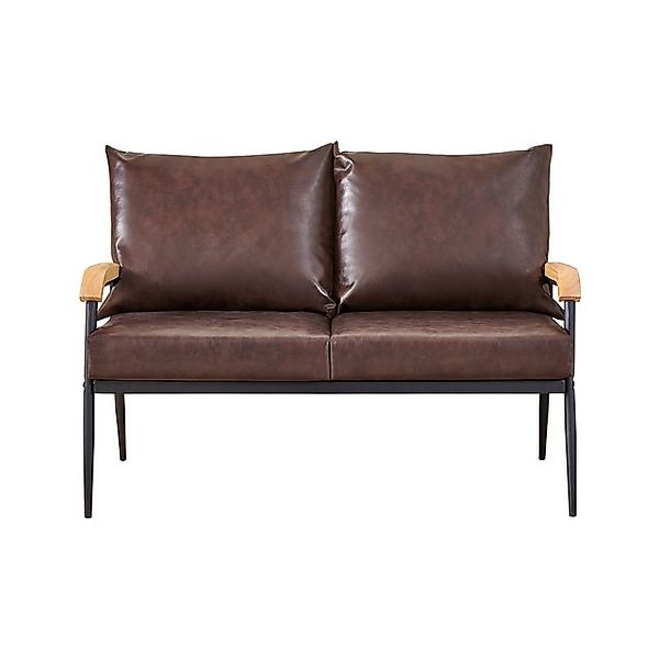 Ofcasa Sofa 2-Sitzer Sofa, gepolsterte Couch mit Armlehnen, 110x61x81cm Kun günstig online kaufen