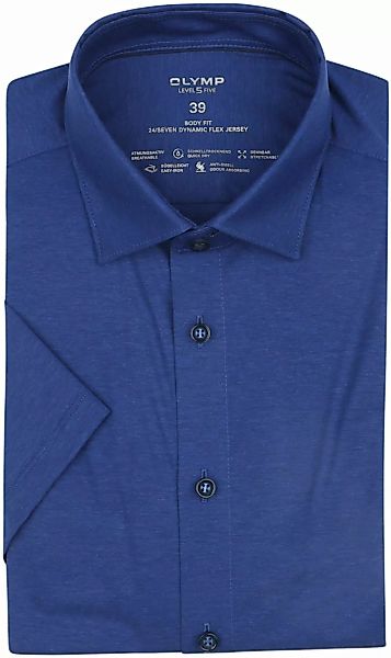 OLYMP Short Sleeve Hemd Level 5 Kobaltblau - Größe 38 günstig online kaufen
