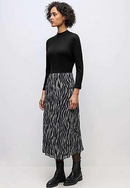 STREET ONE Midikleid mit Zebramuster günstig online kaufen