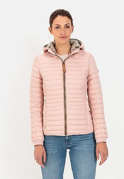 camel active Steppjacke leicht wattiert Langarm Kapuze Markenlabel günstig online kaufen