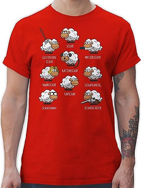 Shirtracer T-Shirt Schafe Schäfchen Schäfer Schaf günstig online kaufen