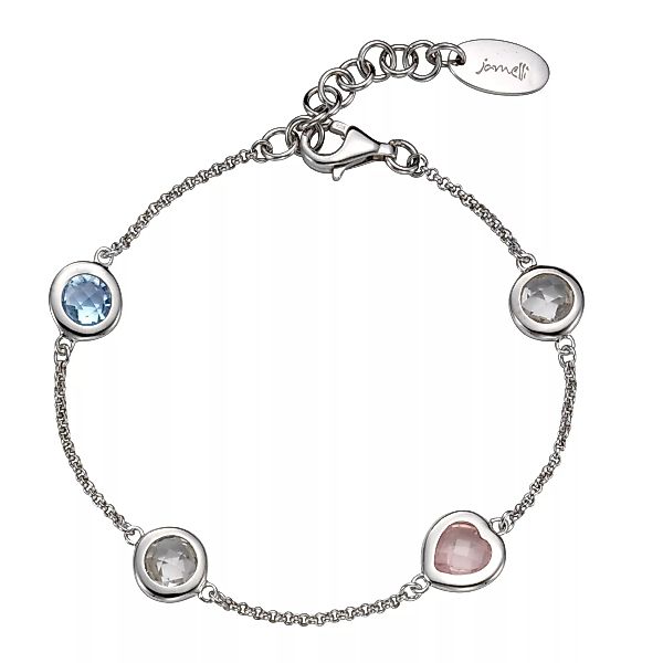 Jamelli Armband "925 Silber rhodiniert Echtstein" günstig online kaufen