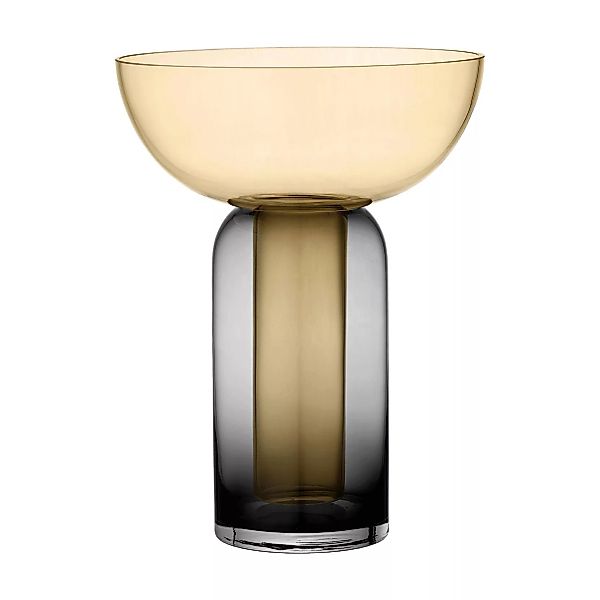 AYTM - Torus Vase H 33cm - schwarz, amber/H 33cm x Ø 25cm günstig online kaufen